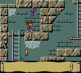 Montezuma's Return! (Game Boy Color) screenshot: Got the key.