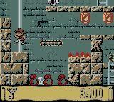 Montezuma's Return! (Game Boy Color) screenshot: Careful of that pit.