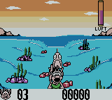 Hugo 2 (Game Boy Color) screenshot: Lost a life.