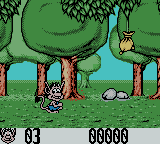 Hugo 2 (Game Boy Color) screenshot: Collect the sacks.