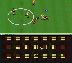 Zico Soccer (SNES) screenshot: This looks sinister...