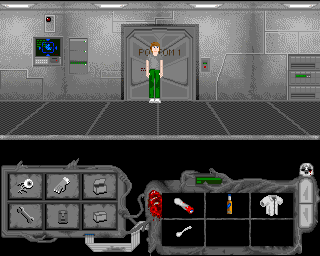 Ciemna Strona (Amiga) screenshot: Level 1