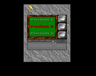 Ciemna Strona (Amiga) screenshot: Using the elevator