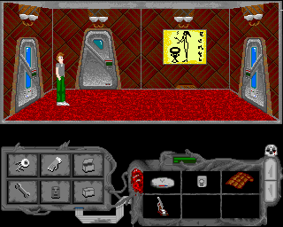 Ciemna Strona (Amiga) screenshot: Anteroom