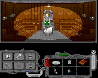 Ciemna Strona (Amiga) screenshot: Storage room