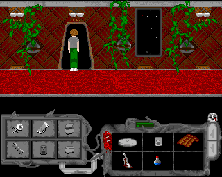 Ciemna Strona (Amiga) screenshot: Entering another location