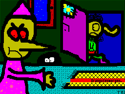 Droga do Duplandu (ZX Spectrum) screenshot: Main menu
