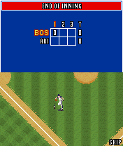 Derek Jeter Pro Baseball 2005 (J2ME) screenshot: End of inning