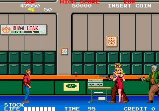 Crime City (Arcade) screenshot: Round 2 Boss