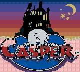 Casper (Game Boy Color) screenshot: Title Screen.