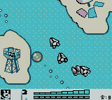 Rip-Tide Racer (Game Boy Color) screenshot: Being caught.