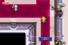 The Legend of Zelda: The Minish Cap (Game Boy Advance) screenshot: In palace