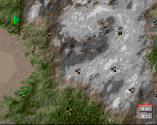 Legion (Amiga) screenshot: Tactical map