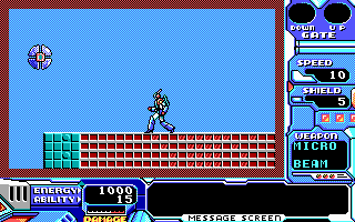 Wibarm (DOS) screenshot: Patrolling the area
