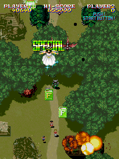 Sorcer Striker (Arcade) screenshot: Special