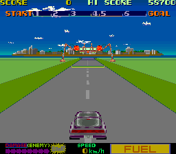 Hyper Crash (Arcade) screenshot: Lets go.