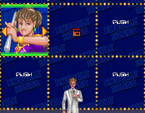 Knuckle Heads (Arcade) screenshot: Select player