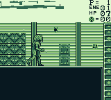 Alien vs Predator: The Last of His Clan (Game Boy) screenshot: Using my throwing disc.