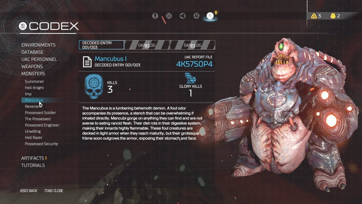 Doom (Windows) screenshot: Big Fat Mancubus