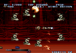 Last Resort (Arcade) screenshot: Surrounded by enemies