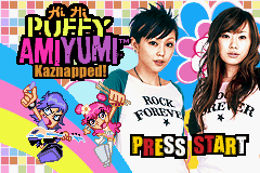 Hi Hi Puffy AmiYumi: Kaznapped! (Game Boy Advance) screenshot: Title Screen.