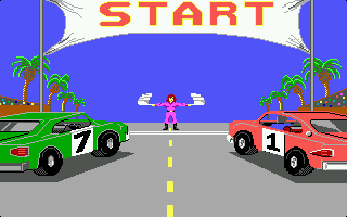 Stocker (DOS) screenshot: Ready to go!