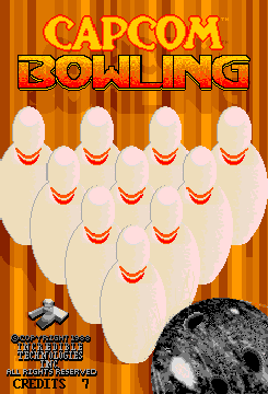 Capcom Bowling (Arcade) screenshot: Title Screen