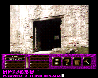 Skarb Templariuszy (Amiga) screenshot: Ticket control