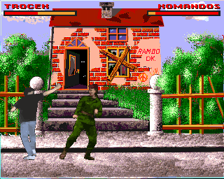 TaeKwonDo Master (Amiga) screenshot: Round punch