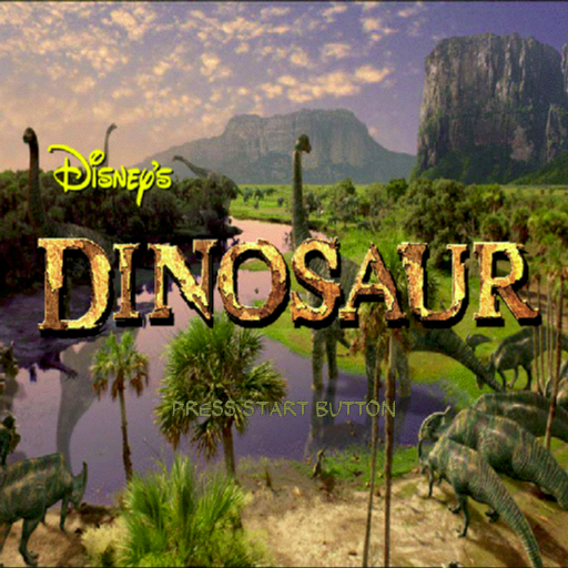 Disney's Dinosaur (PlayStation 2) screenshot: The game's title screen