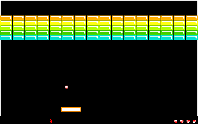Super Brickout (Amiga) screenshot: Starting out