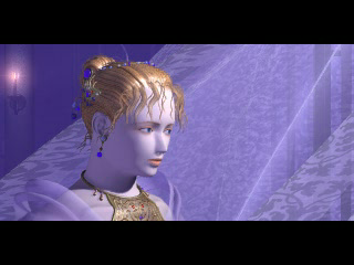 Final Fantasy Anthology (PlayStation) screenshot: Final Fantasy V: New CG intro: Presenting the characters - Princess Reina...