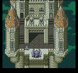 Final Fantasy Anthology (PlayStation) screenshot: Final Fantasy V: The "old" intro, with in-game graphics