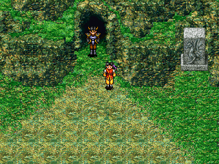 Suikoden (PlayStation) screenshot: Entrance to the Dragon Land