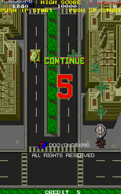 The Last Day (Arcade) screenshot: Continue?