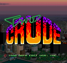 Screenshot of Two Crude Dudes (Arcade, 1990) - MobyGames