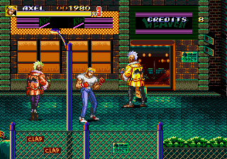 Streets of Rage 2 (Arcade) screenshot: Two women to fight.