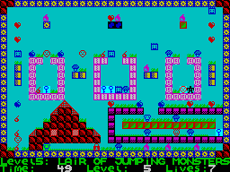 Deadly Labyrinth of Lord Xyrx (ZX Spectrum) screenshot: Level 5