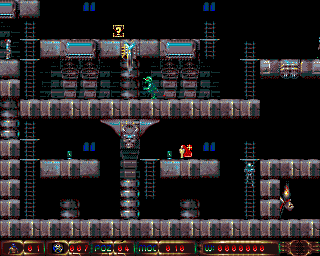 Astral (Amiga) screenshot: Green lizardman