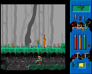 Lazarus (Amiga) screenshot: Walking dead above