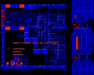 Lazarus (Amiga) screenshot: Disarming bomb