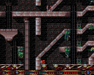 Astral (Amiga) screenshot: Pre duel face to face