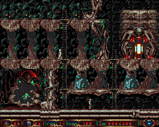 Astral (Amiga) screenshot: Walking the enemy around
