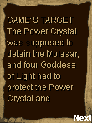 Astral Mobile (J2ME) screenshot: In game help