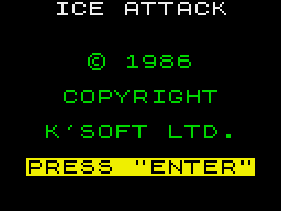 Ice Attack (1984) - MobyGames