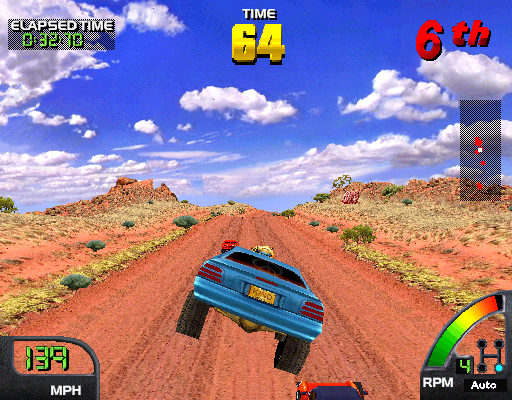 Screenshot of Cruis'n World (Arcade, 1996) - MobyGames