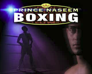 Mike Tyson Boxing (PlayStation) screenshot: The game's title screen (rolling demo game version)