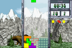Tetris Worlds (Game Boy Advance) screenshot: Big bloc