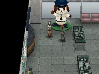 Persona 2: Eternal Punishment (PlayStation) screenshot: Believe it or not, this is the local police station...