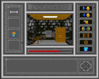 Skarbnik: Śląska Legenda (Amiga) screenshot: Skarbnik computer